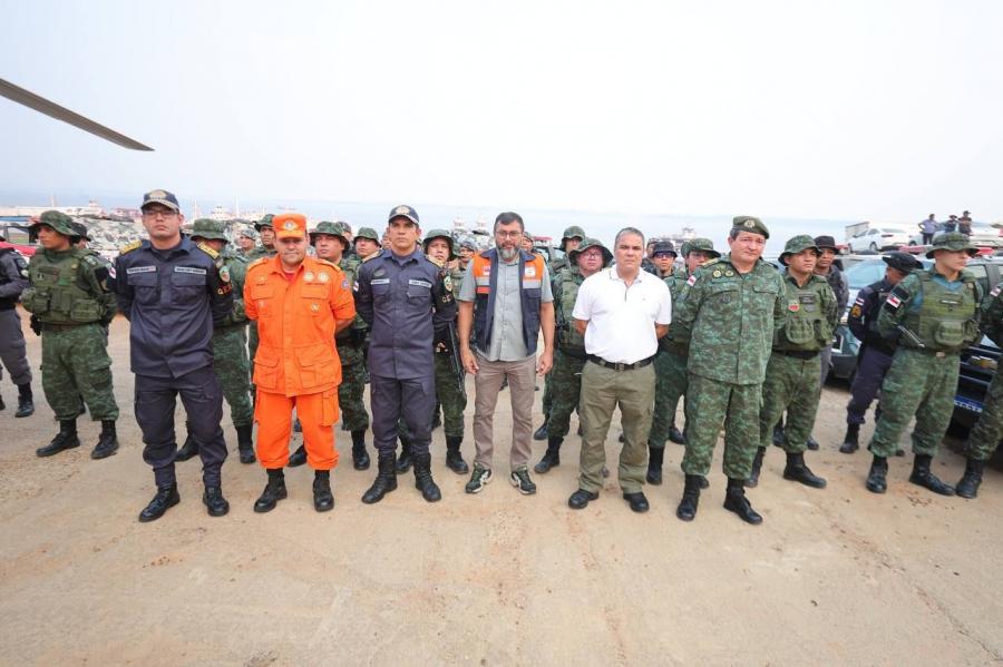 Wilson Lima reforça efetivo para combater queimadas na região metropolitana de Manaus e ressalta que Estado vai agir com rigor da lei