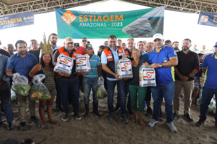 OPERAÇÃO ESTIAGEM: Em Tefé, Governo do Amazonas beneficia agricultores