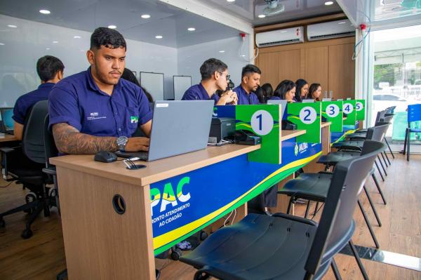 Unidade móvel do PAC inicia atendimento em Centro de Convivência no bairro Cidade Nova