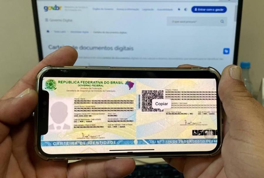 DIGITAL: Cidadãos do Amazonas podem baixar a Carteira de Identidade Nacional por meio do aplicativo Gov.br   