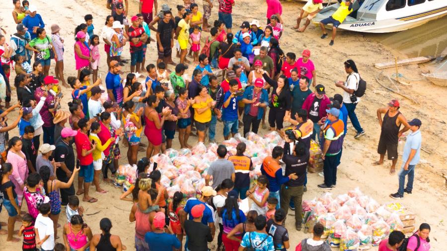 SECA HISTÓRICA: Bi Garcia comanda ajuda comunitária nas regiões do Tracajá e Mamurú