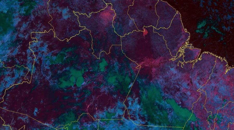 Satélites mostram influência de queimadas no Pará na qualidade do ar em Manaus e Baixo Amazonas