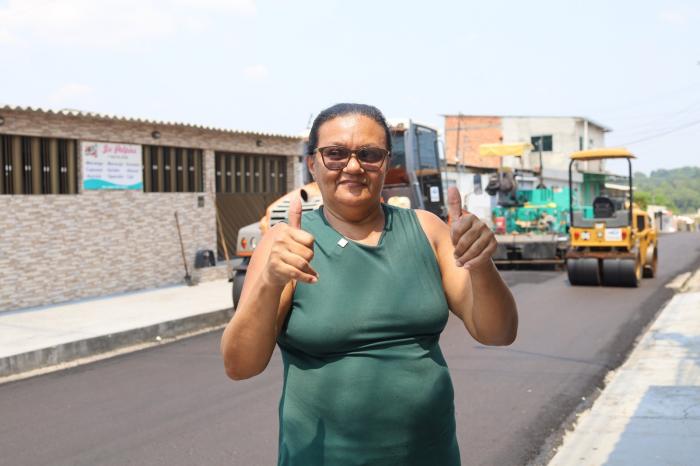 ASFALTA MANAUS: Prefeitura de Manaus recupera vias degradadas no bairro Cidade Nova    