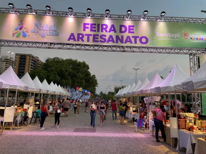 Prefeitura de Manaus promove feira de artesanato na Ponta Negra até o fim deste ano