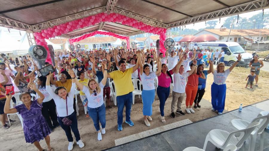 Ação da deputada Mayra Dias beneficia moradores do Macurani, em Parintins