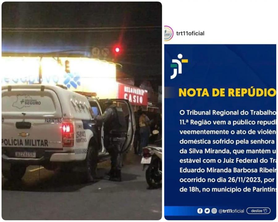 TRT-11 repudia juiz preso por violência doméstica em Parintins e anuncia providências 