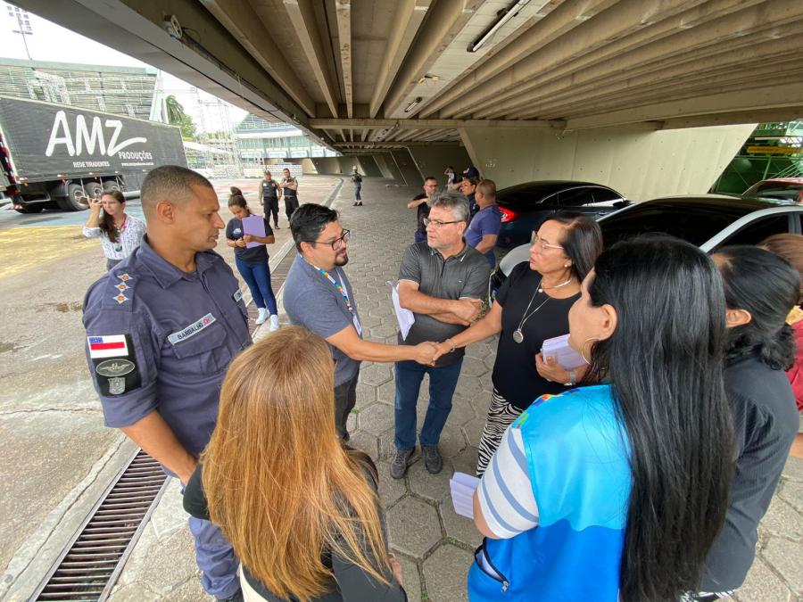 Prefeitura realiza visita técnica no Sambódromo para o Boi Manaus 2023