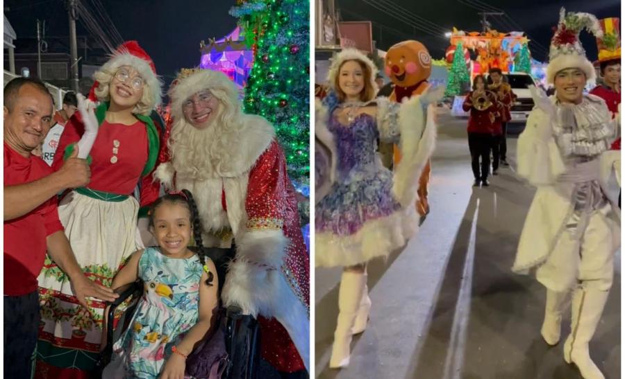 Despertando a Magia do Natal: Parada natalina brilha nos bairros da zona Sul