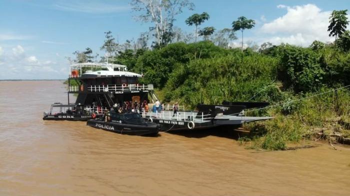 Forças de Segurança do Amazonas mantém patrulhamento reforçado nos rios Forças de Segurança do Amazonas mantém patrulhamento reforçado nos rios