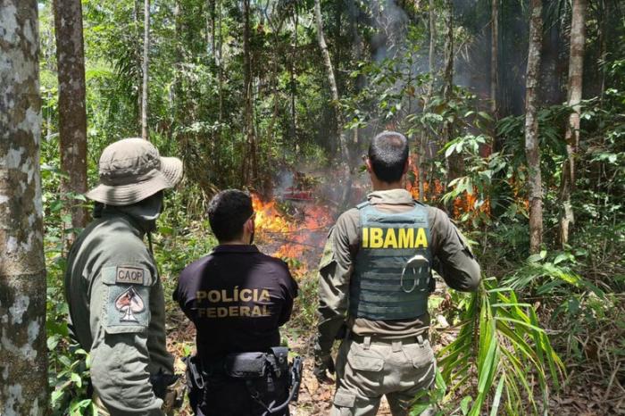 Operações na TI Yanomami já destruíram 78 motores de garimpeiros apenas em 2024 Operações na TI Yanomami já destruíram 78 motores de garimpeiros apenas em 2024