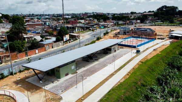 Serviços de infraestrutura e na ciclovia avançam na segunda etapa do parque Amazonino Mendes
