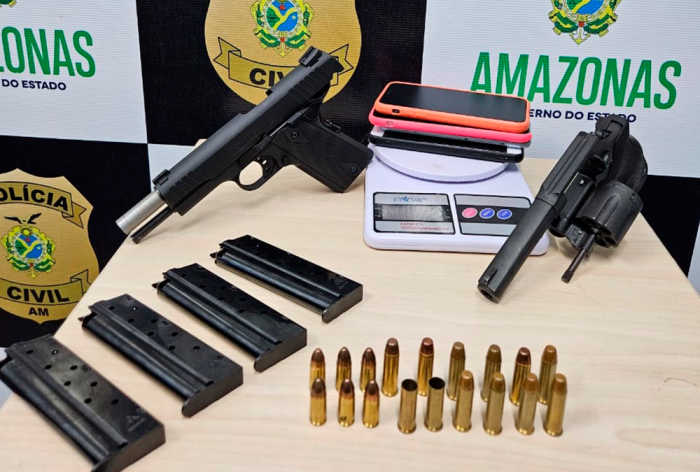 Polícia Civil prende foragido do Pará com armas de fogo e munições