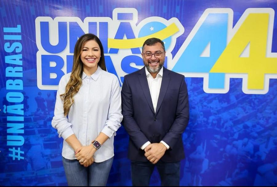 Ao lado de Wilson Lima, Brena Dianná assume o comando do União Brasil em Parintins