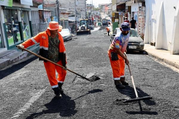 Pacote de obras da Prefeitura de Manaus acaba com alagamentos e restaura pavimento em ruas da zona Oeste
