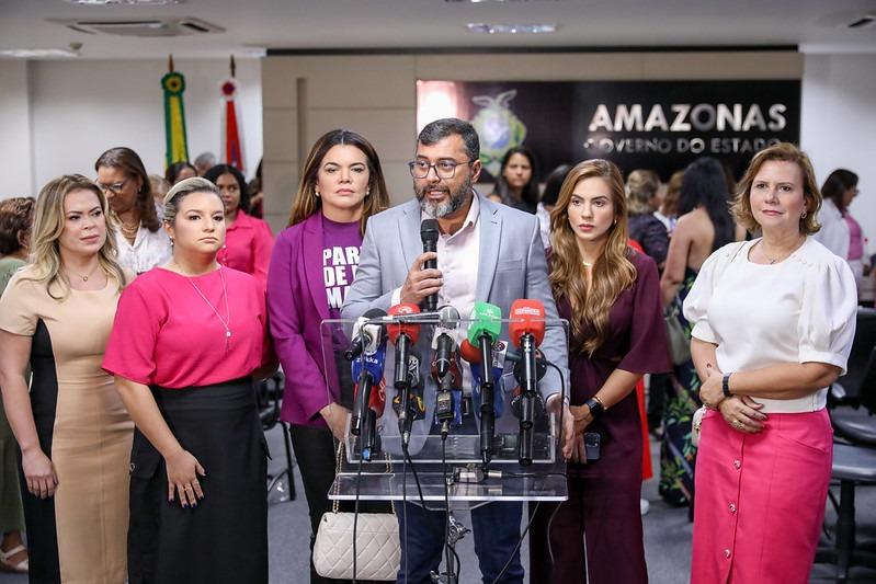 Wilson Lima assina ordem de serviço para início das obras da Casa da Mulher Brasileira