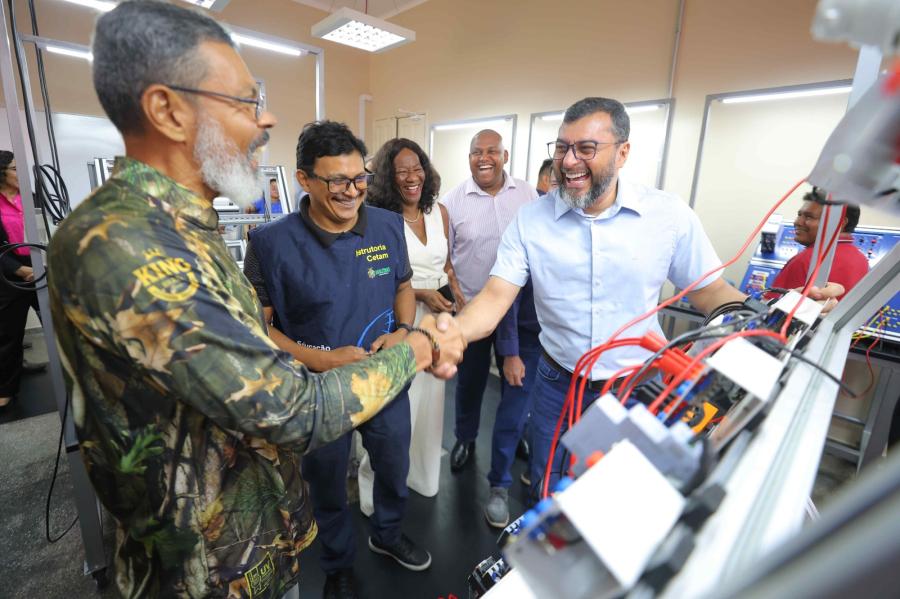 NOVOS MERCADOS: Wilson Lima abre ano letivo para 40 mil alunos do Cetam