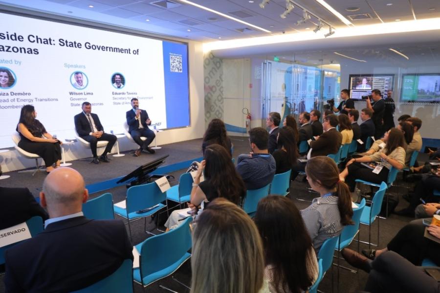 Wilson Lima destaca potencial de investimentos e iniciativas sustentáveis do Amazonas em SP