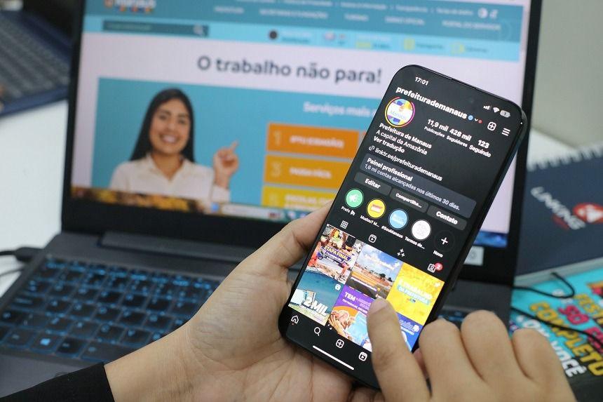 Prefeitura de Manaus concorre a Prêmio Social Media Gov na categoria Transparência
