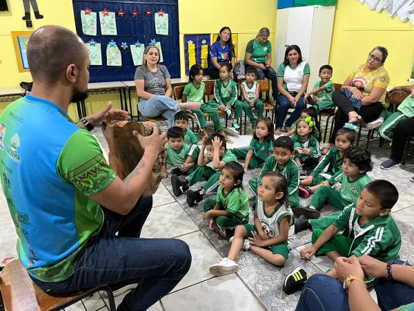 PARINTINS: Semana da Água e da Árvore leva educação ambiental para as escolas