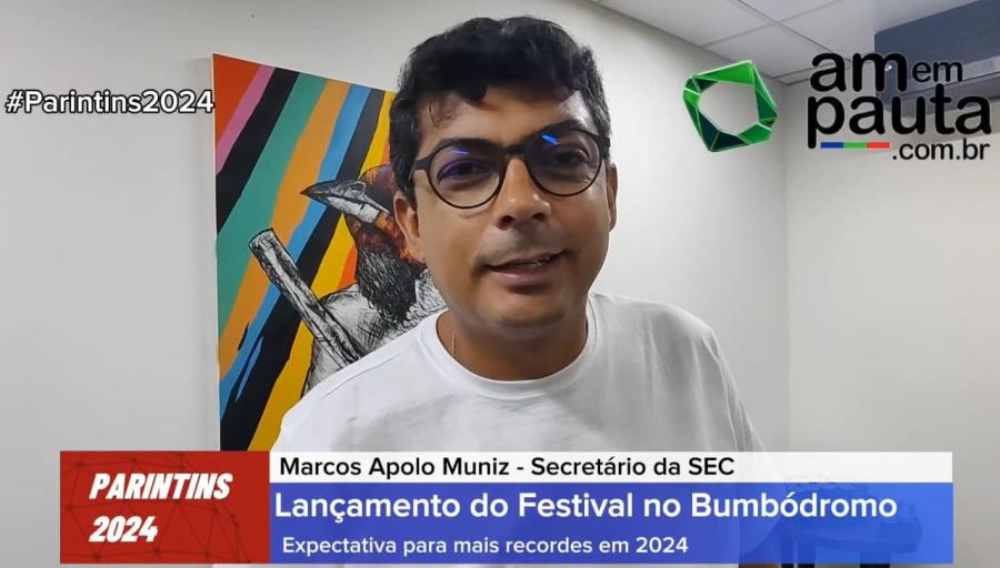 VÍDEO: Marcos Apolo fala sobre primeiro confronto de Garantido e Caprichoso no bumbódromo, em 2024 