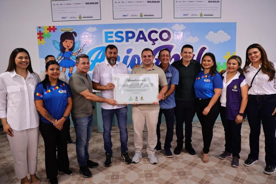 Wilson Lima inaugura primeiro espaço de lazer exclusivo para autistas no Amazonas