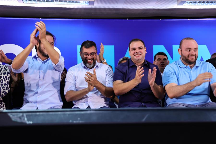 Roberto Cidade lança pré-candidatura à Prefeitura de Manaus, ao lado de Wilson Lima