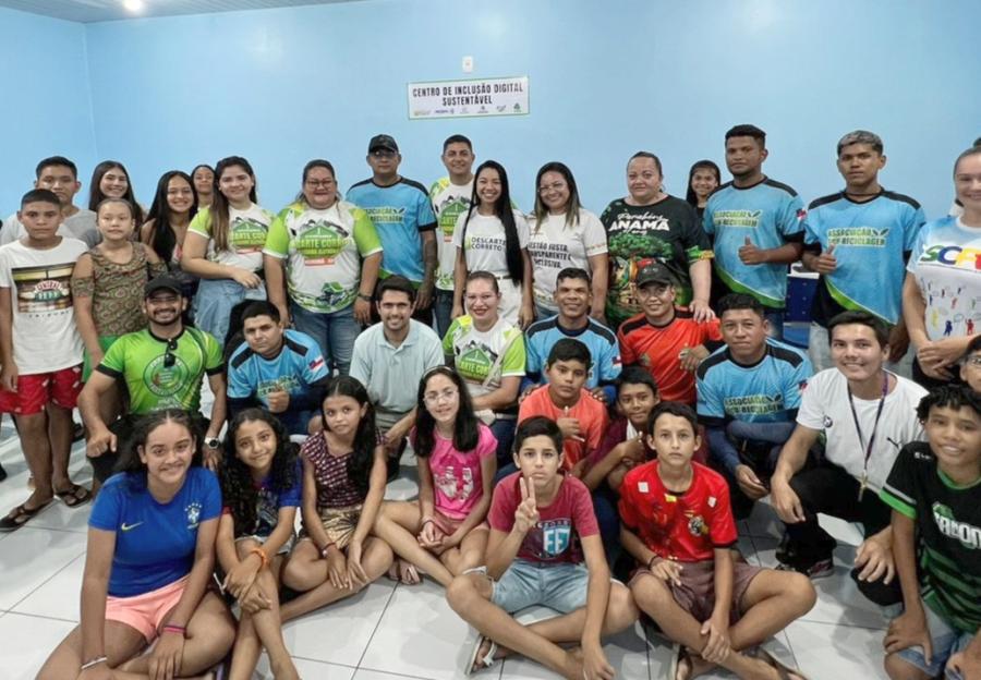 Prefeitura de Nhamundá entrega Centros de Inclusão Digital e Sustentabilidade