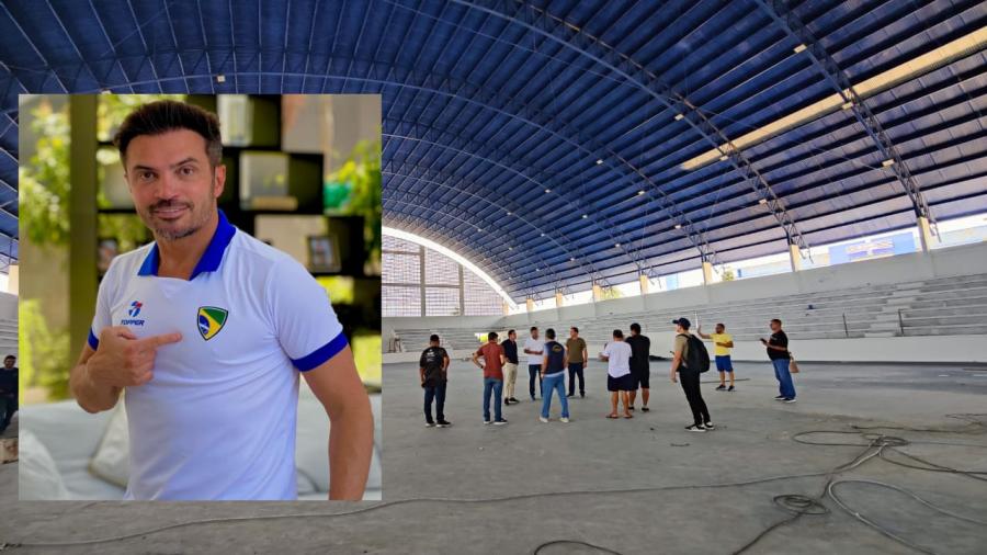 DATA MARCADA: Bi Garcia confirma Falcão na inauguração do Ginásio Olímpico de Parintins