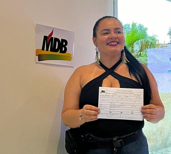 Cotada pra vice de Mateus, Vanessa volta para o MDB 
