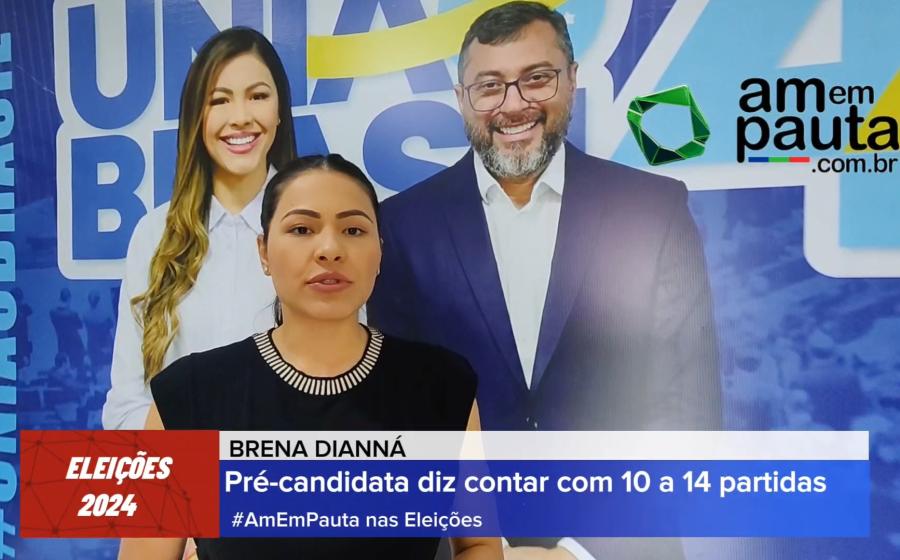 VÍDEO: Brena Dianná diz contar com 10 a 14 partidos nas eleições em Parintins 