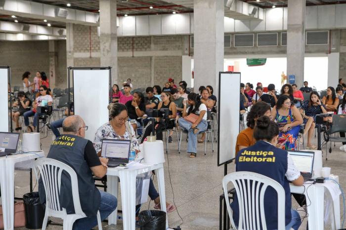 Centro de Convenções do Amazonas Vasco Vasques tem posto de atendimento do TRE-AM