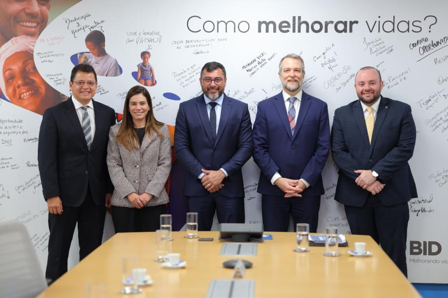 Wilson reúne com BID e reforça compromisso com as obras do PROSAI Parintins