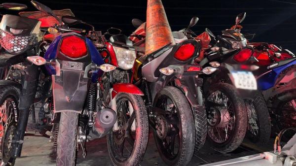 DETRAN-AM: Em quatro meses, mais de 300 motocicletas são removidas por falta de placa de identificação