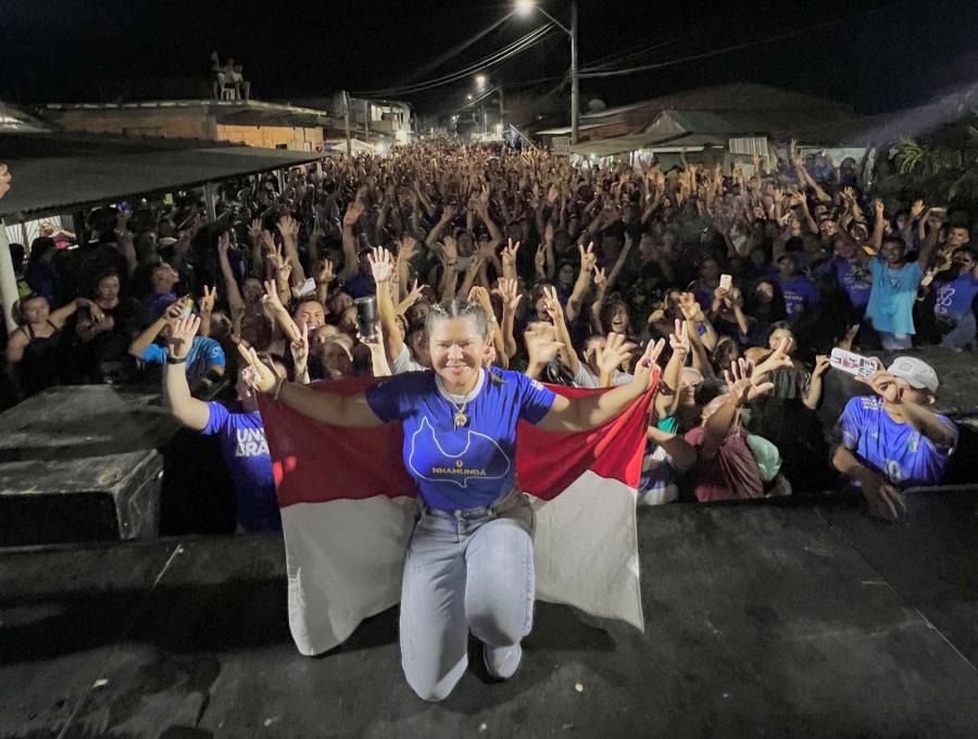 Nhamundaenses saem as ruas em apoio a pré-candidatura de Marina Pandolfo