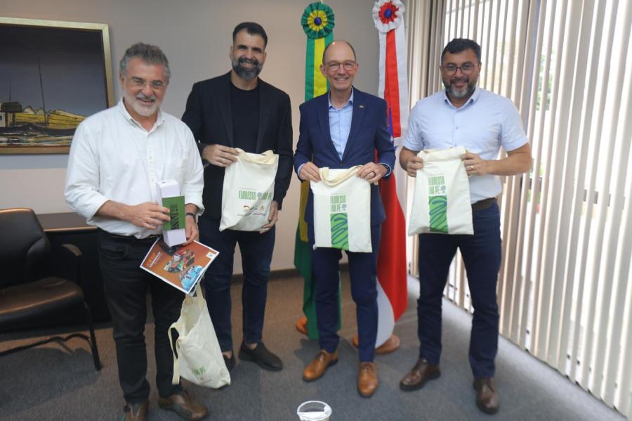 Wilson Lima destaca que programa com recursos do KfW vai reforçar bioeconomia e combate ao desmatamento