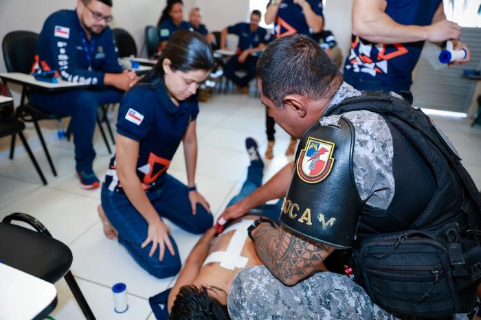 FESTIVAL DE PARINTINS 2024: Detran-AM promove treinamento de agentes de trânsito que atuarão no evento