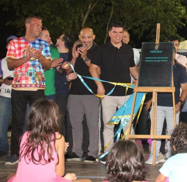 Arena do conjunto Renato Souza Pinto é reinaugurada pela Prefeitura de Manaus após revitalização completa