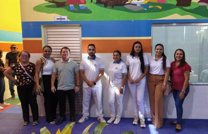 Creche em Tempo Integral de Parintins conta com enfermaria e equipe de saúde