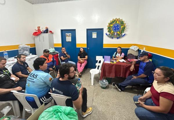 Defensoria presta atendimento às vítimas de incêndio, em Nhamundá