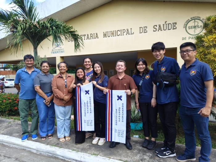 Estudantes japoneses de Medicina integram equipe da UBS Fluvial esta semana