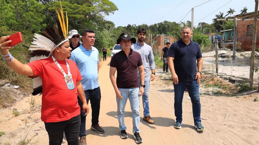 David Almeida anuncia pavimentação de vias em comunidades do Tarumã-Açu na zona Oeste de Manaus