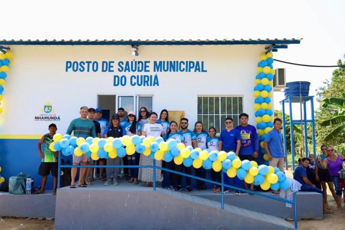 Posto de Saúde e primeira etapa de estrada são entregues na zona rural de Nhamundá 