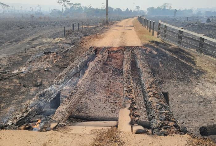 Polícia prende homem que provocou incêndio em área de mata, no Amazonas Polícia prende homem que provocou incêndio em área de mata, no Amazonas