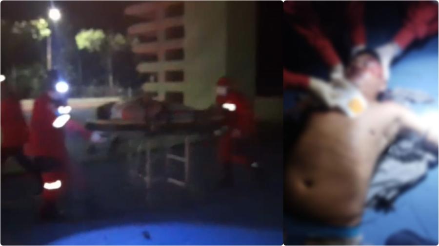 VÍDEO: Motociclista colide com estrutura do Portal de Parintins