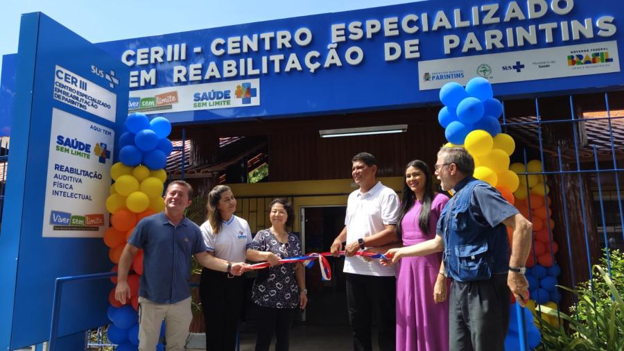 Bi Garcia inaugura Centro de Reabilitação e destaca liderança na saúde do interior do Amazonas