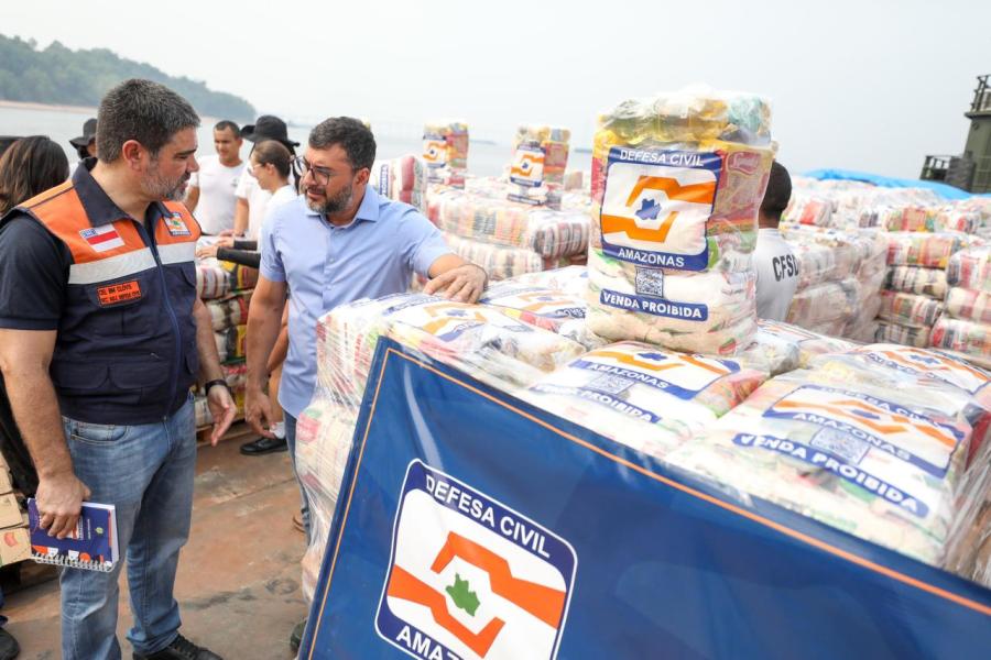 ESTIAGEM: Wilson Lima acompanha primeiro envio de ajuda humanitária para municípios afetados ESTIAGEM: Wilson Lima acompanha primeiro envio de ajuda humanitária para municípios afetados
