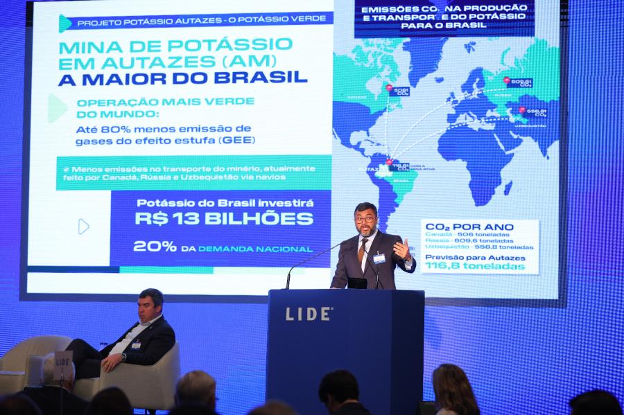 Wilson Lima defende investimentos sustentáveis no Amazonas no 23º Fórum Empresarial LIDE