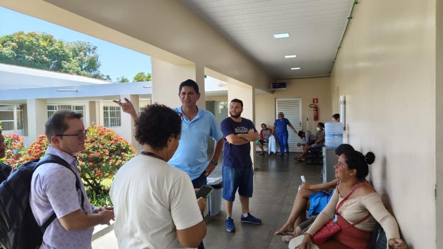 Bi Garcia vistoria avanço da reforma do hospital Jofre Cohen Bi Garcia vistoria avanço da reforma do hospital Jofre Cohen