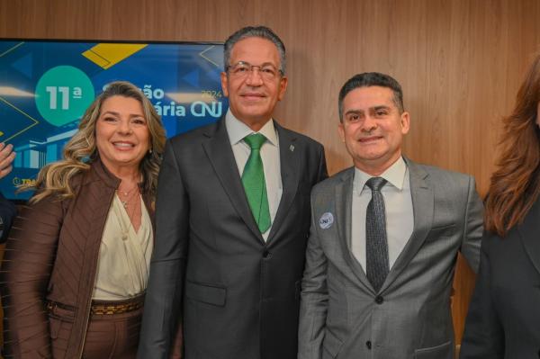 David Almeida prestigia a posse de Mauro Campbell como corregedor nacional de Justiça