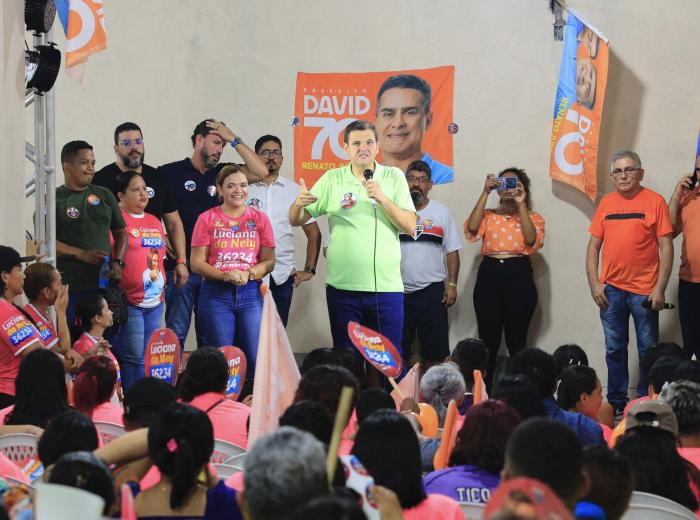 Renato Junior elogia a campanha de David Almeida, destacando seu trabalho realizado